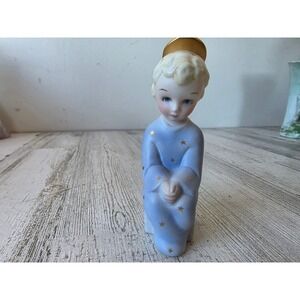 Vintage angel boy statue figurine Stars cherub